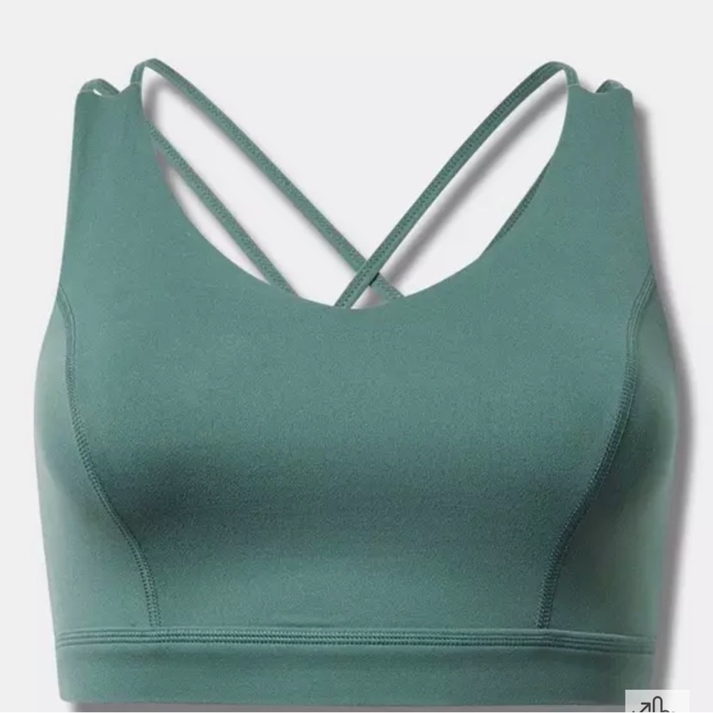 Torrid Teal Strappy Sports Bra size 4x New With Tags
